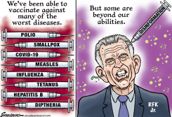 VACCINES CAN'T CURE RFK JR.'S DISINFORMATION by Steve Greenberg