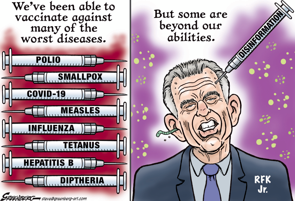Vaccines can't cure RFK Jr.'s disinformation