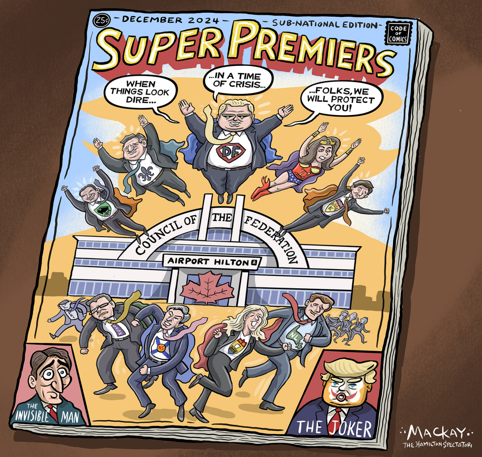 Canadian superhero Premiers to the rescue