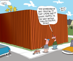 BIDEN SELLS BORDER WALL by Gary McCoy