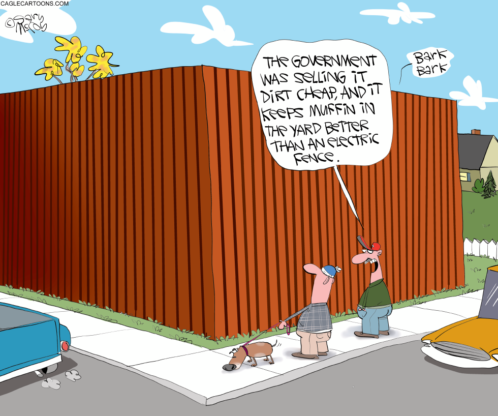 #2 BIDEN SELLS BORDER WALL by Gary McCoy