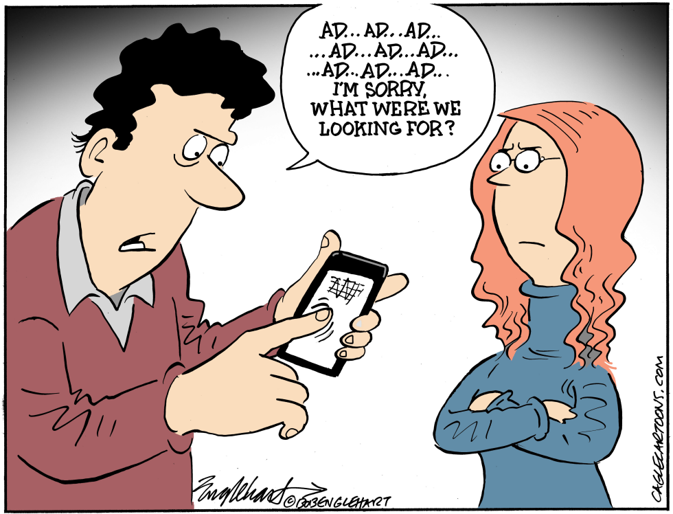 #1 THE ANNOYING CELL PHONE INFO SEARCH by Bob Englehart