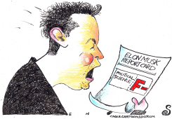 MUSK REPORT CARD by Randall Enos