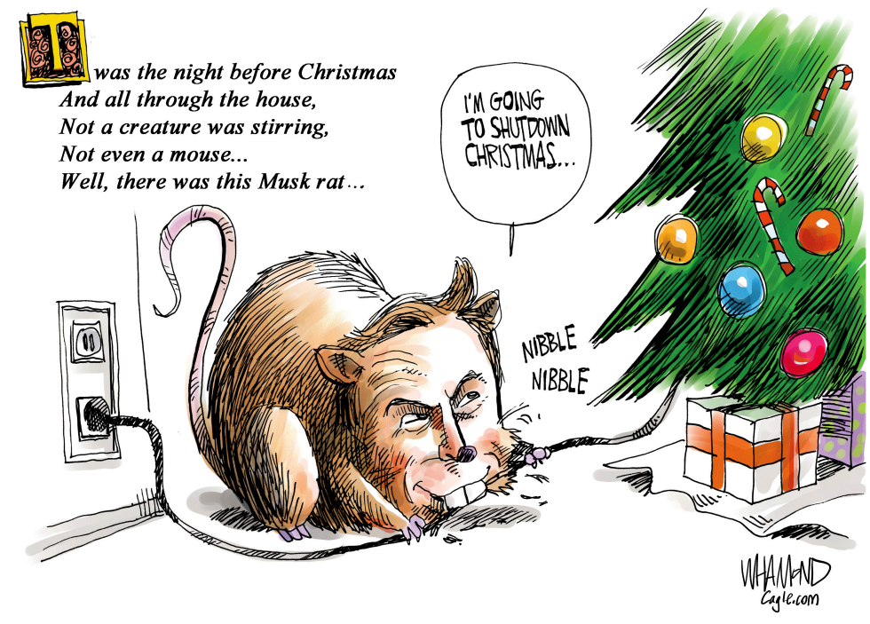 Musk tries to shut down Christmas