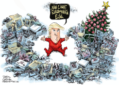 TRUMP EVERYTHING ELSE FOR CHRISTMAS -  by Daryl Cagle