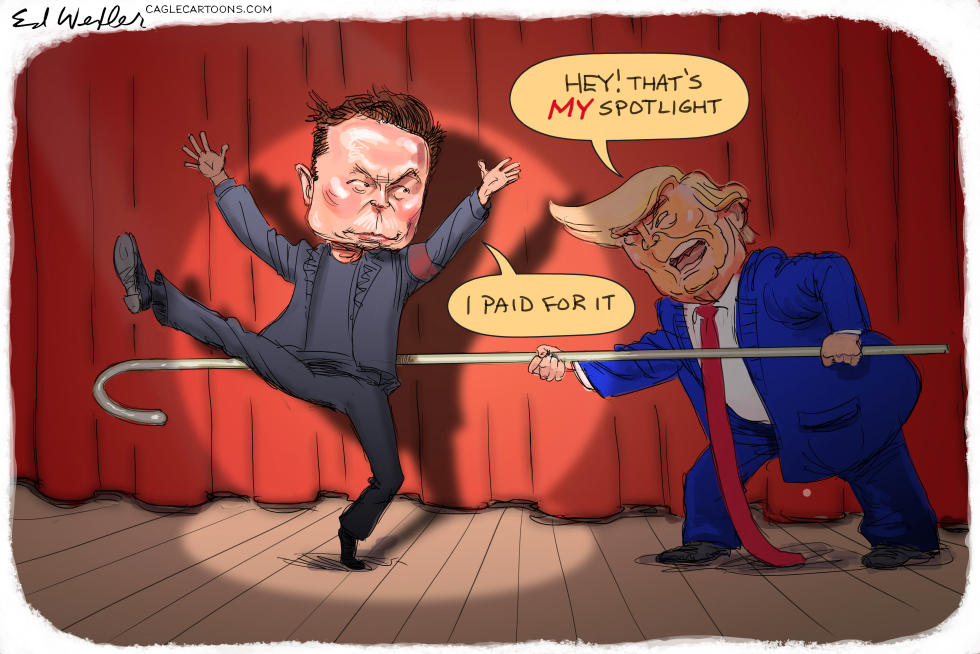 Musk Stealing Trump Spotlight