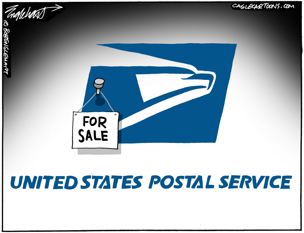 #2 PRIVATIZING THE POST OFFICE by Bob Englehart