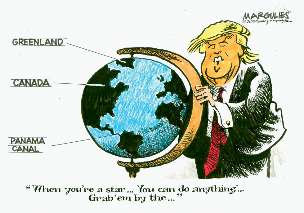 Trump wants Greenland, Canada and the Panama Canal