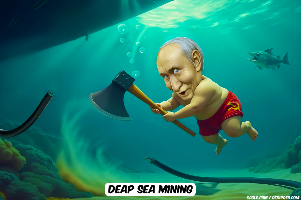 putin chopping data cable on sea floor