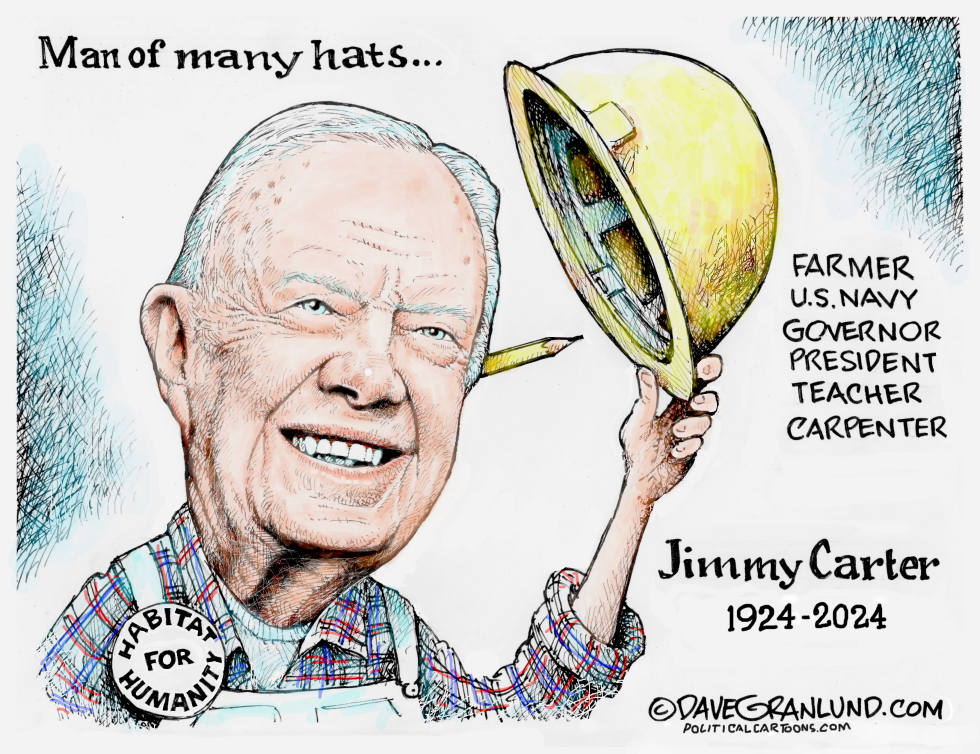 JIMMY CARTER 1924-2024 by Dave Granlund