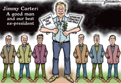 JIMMY CARTER STOOD TALL AS OUR BEST EX-PRESIDENT by Steve Greenberg