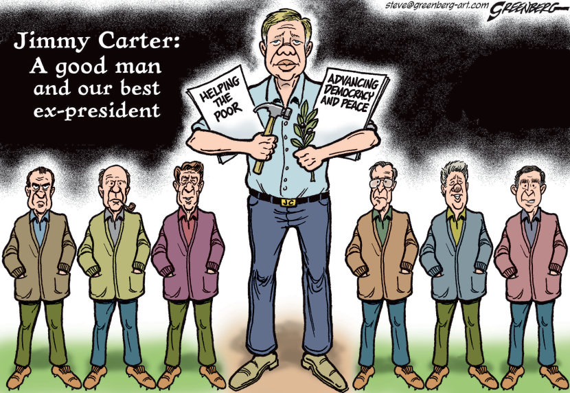 Jimmy Carter stood tall as our best ex-president