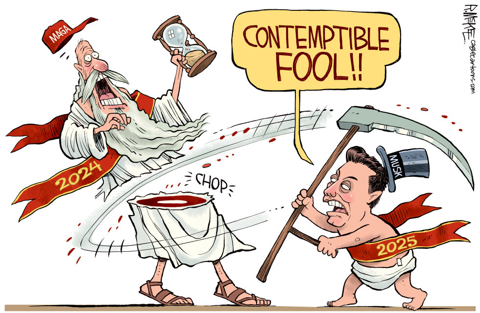 New Year Musk Calls MAGA Contemptible Fools