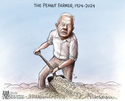 RIP JIMMY CARTER by Adam Zyglis