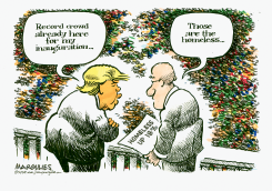 HOMELESS RATE UP by Jimmy Margulies