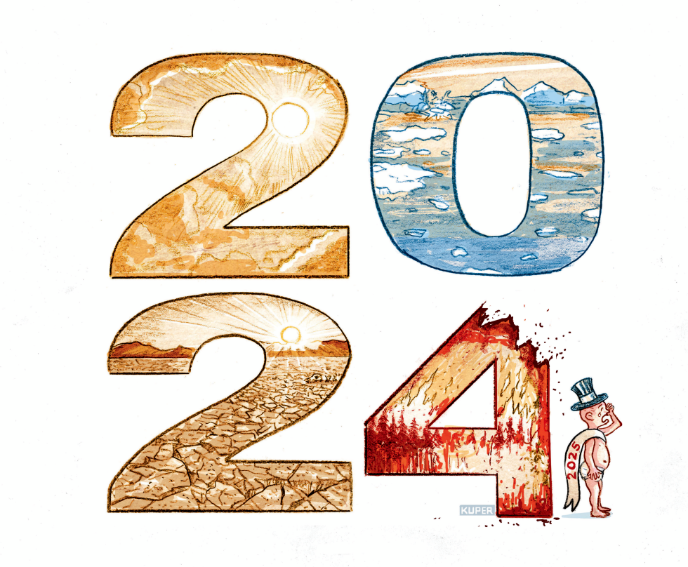 New Year Arrives, Following Hottest Year