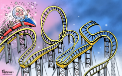 YEAR 2025 ROLLER COASTER RIDE by Paresh Nath