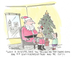 SANTA CUTS by Harley Schwadron