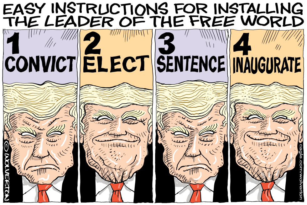 Trump Convicted Elected Sentenced and Inaugurated