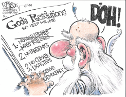 GOD'S RESOLUTIONS by John Darkow