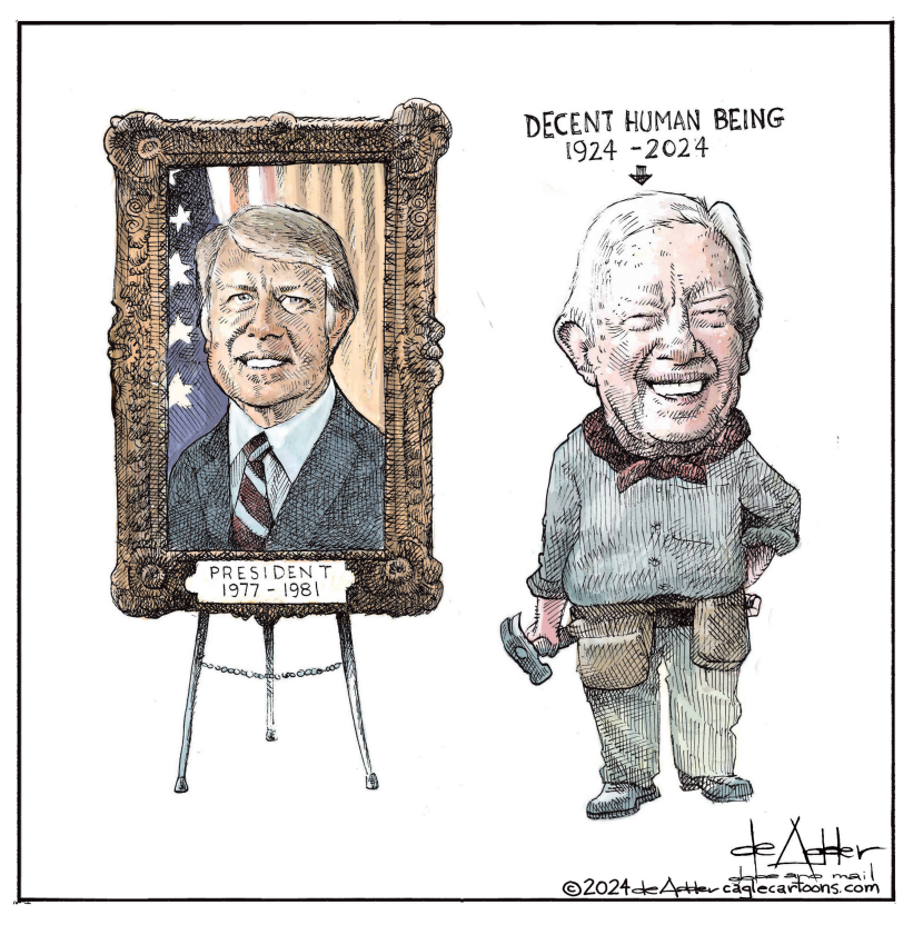Jimmy Carter is a decent human