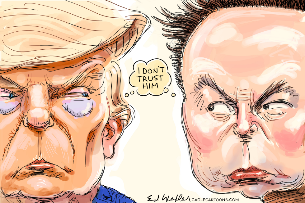 Trump Musk I Dont Trust That Guy
