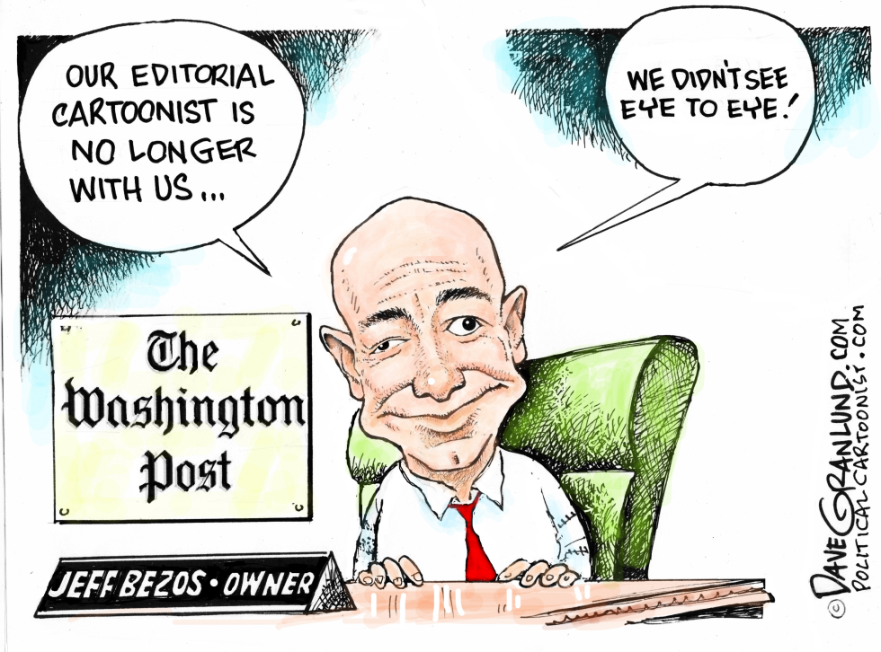 Bezos vs Wash Post cartoonist