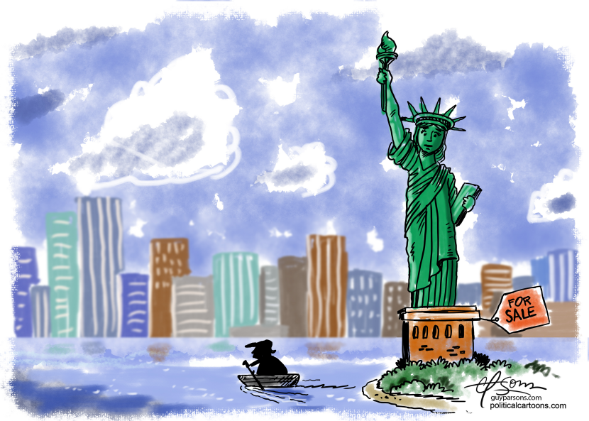 Trump Selling the Statue of Liberty