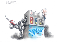 BIDEN BANS OFFHORE DRILLING by Dick Wright