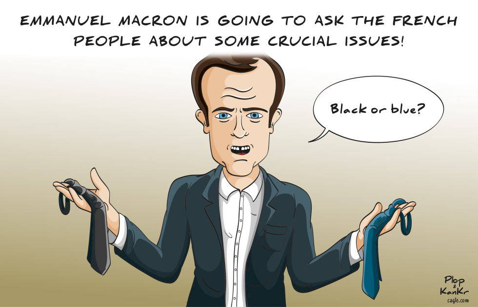 Emmanuel Macron referundum