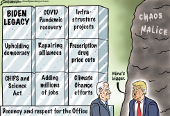 BIDEN ACCOMPLISHMENTS LOOK PRETTY GOOD NOW by Steve Greenberg