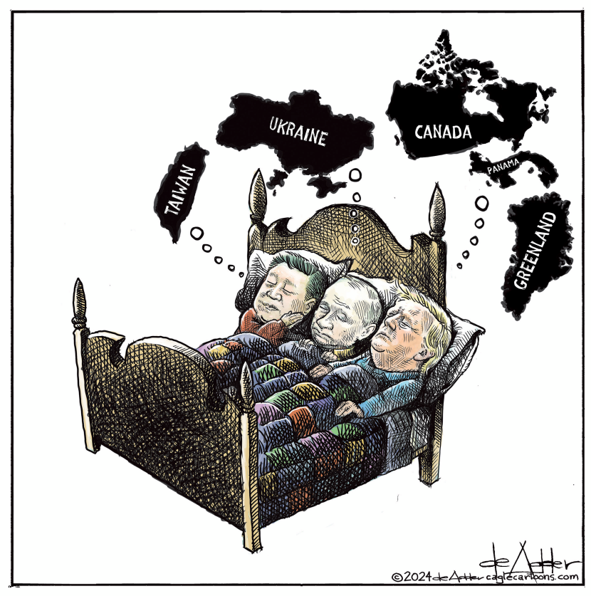 Trump and despots dreaming of expansion