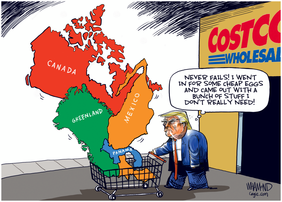 Trump goes country shopping