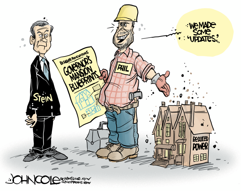 NORTH CAROLINA Berger remodels governor’s mansion