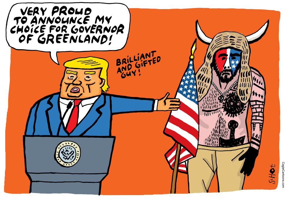 Trump chooses Viking man as governor of Greenland