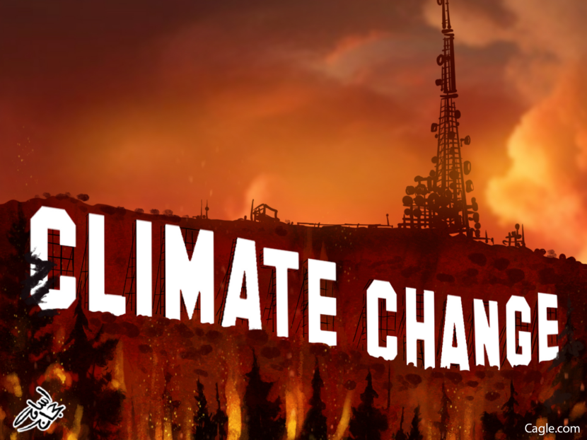 Fiery Landscape Highlights Climate Change Amid LA Wildfires