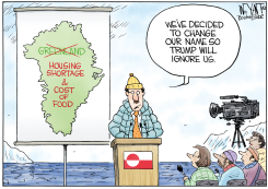 GREENLAND'S NEW NAME by Christopher Weyant