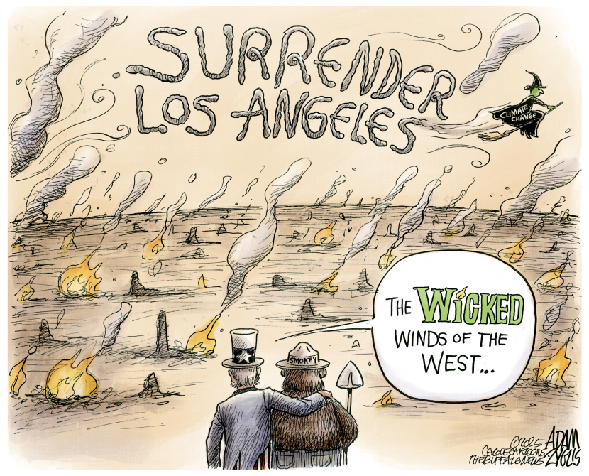 Santa Ana Winds Spread LA Fires