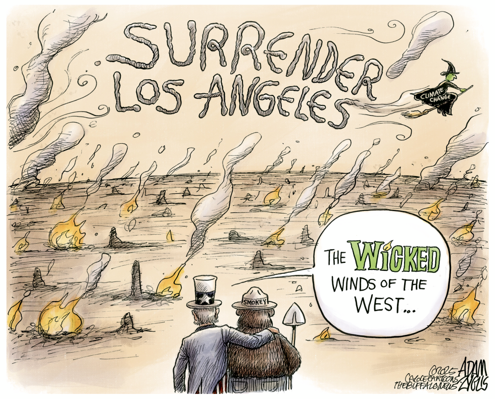 Santa Ana Winds Spread LA Fires