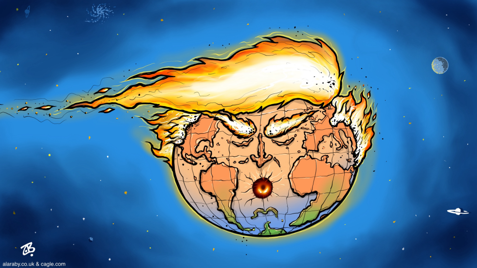 Planet Trump Earth Climate Fires California Hoax