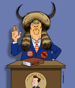 TRUMP PRESIDENT 2025 by Michel Kichka