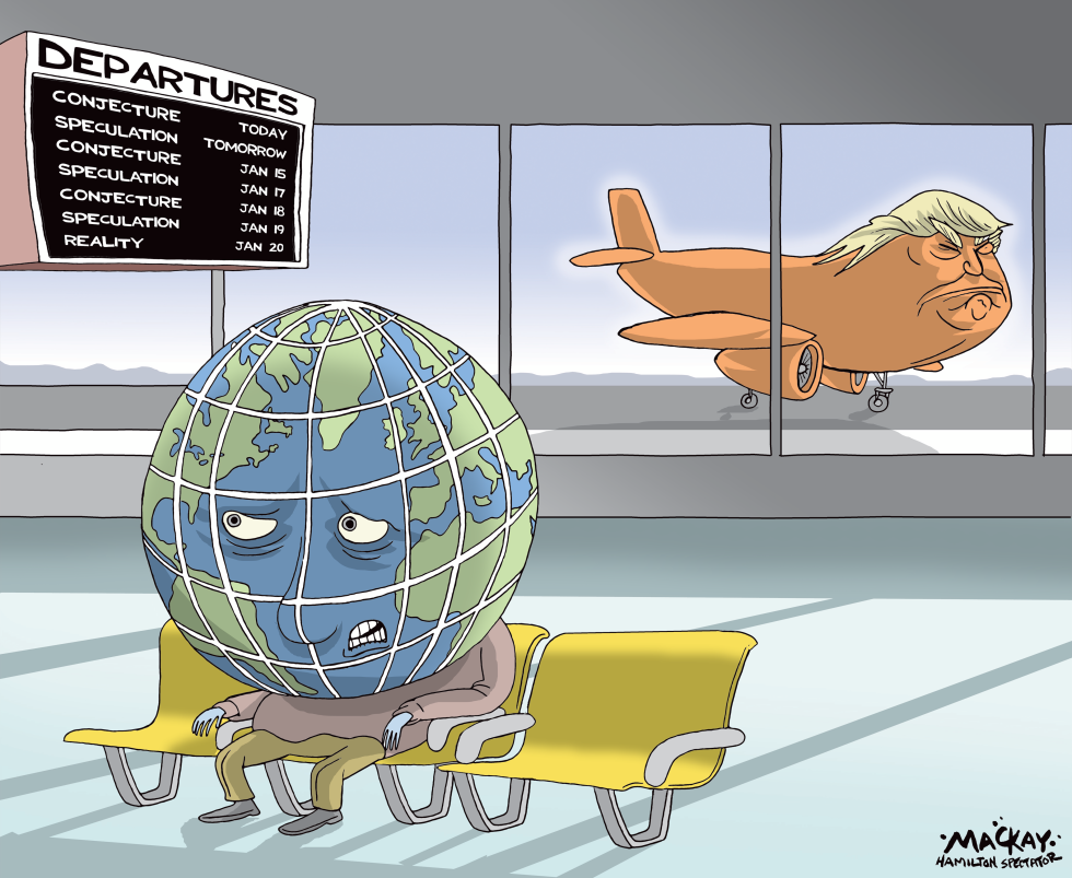 Before Trump flies: speculation and conjecture