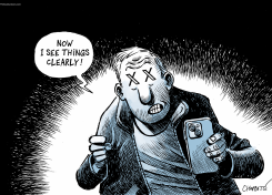 THE POST-TRUTH ERA by Patrick Chappatte