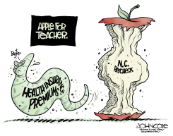 NORTH CAROLINA TEACHER PAY AND HEALTH INSURANCE by John Cole
