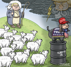 CANADA DANIELLE SMITH AGAINST TRUMP TARIFF UNITY by Graeme MacKay