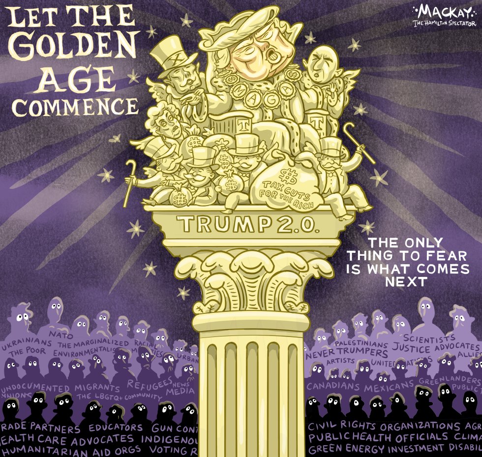 Trump Inauguration heralds Golden Oligarchy era