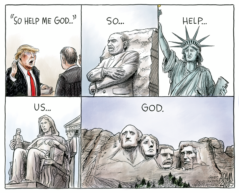 #1 TRUMP INAUGURATION by Adam Zyglis