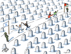 RELEASE OF HOSTAGES by Osama Hajjaj