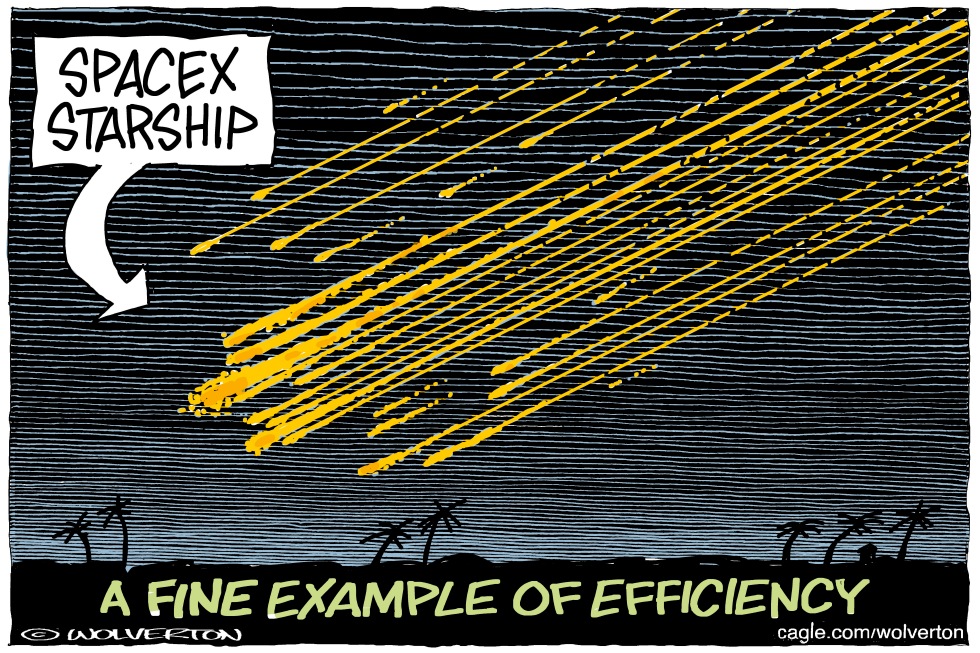 Efficiently Exploding Spacex Starship