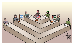 PEACE NEGOTIATIONS ISRAEL-PALESTINE by Arend van Dam